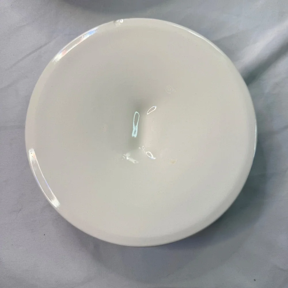 Vintage Caldor Ovenware Mazurka Casserole Dish Lid Blue Green Geometric England